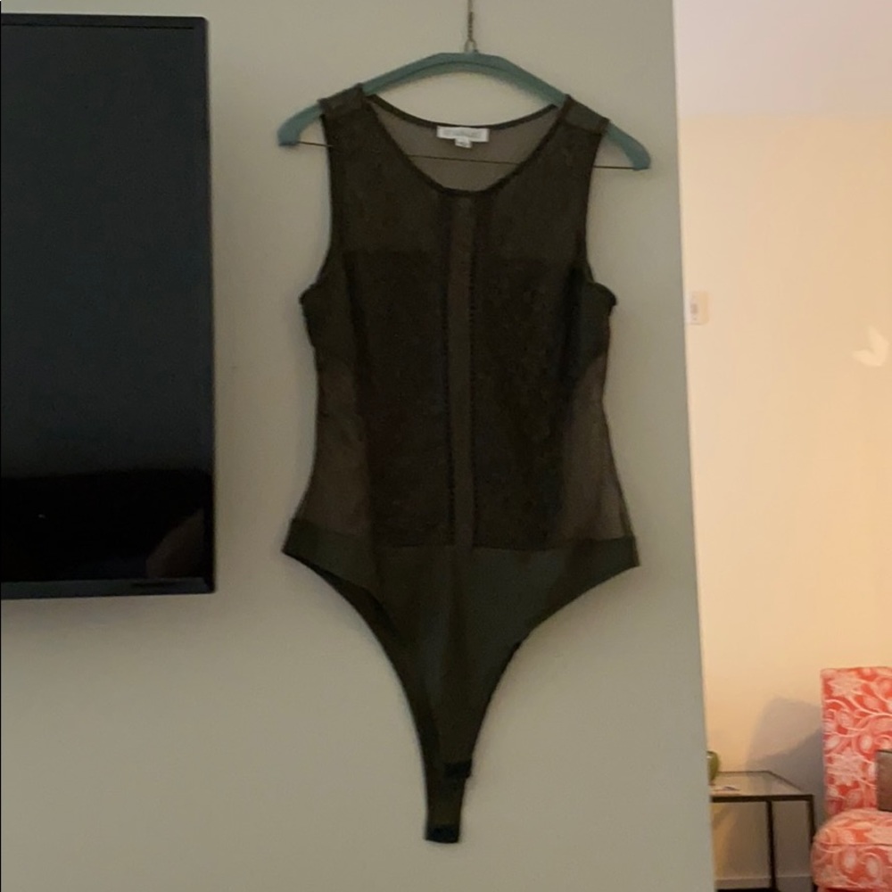 Unique Patterned Olive Onesie